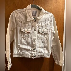 Old Navy White Denim Jacket